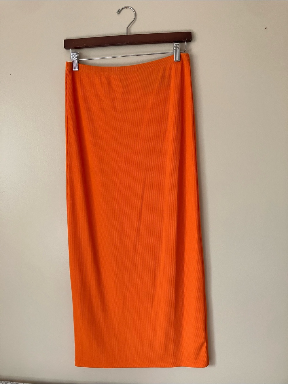 H&M Bright Orange Maxi Skirt